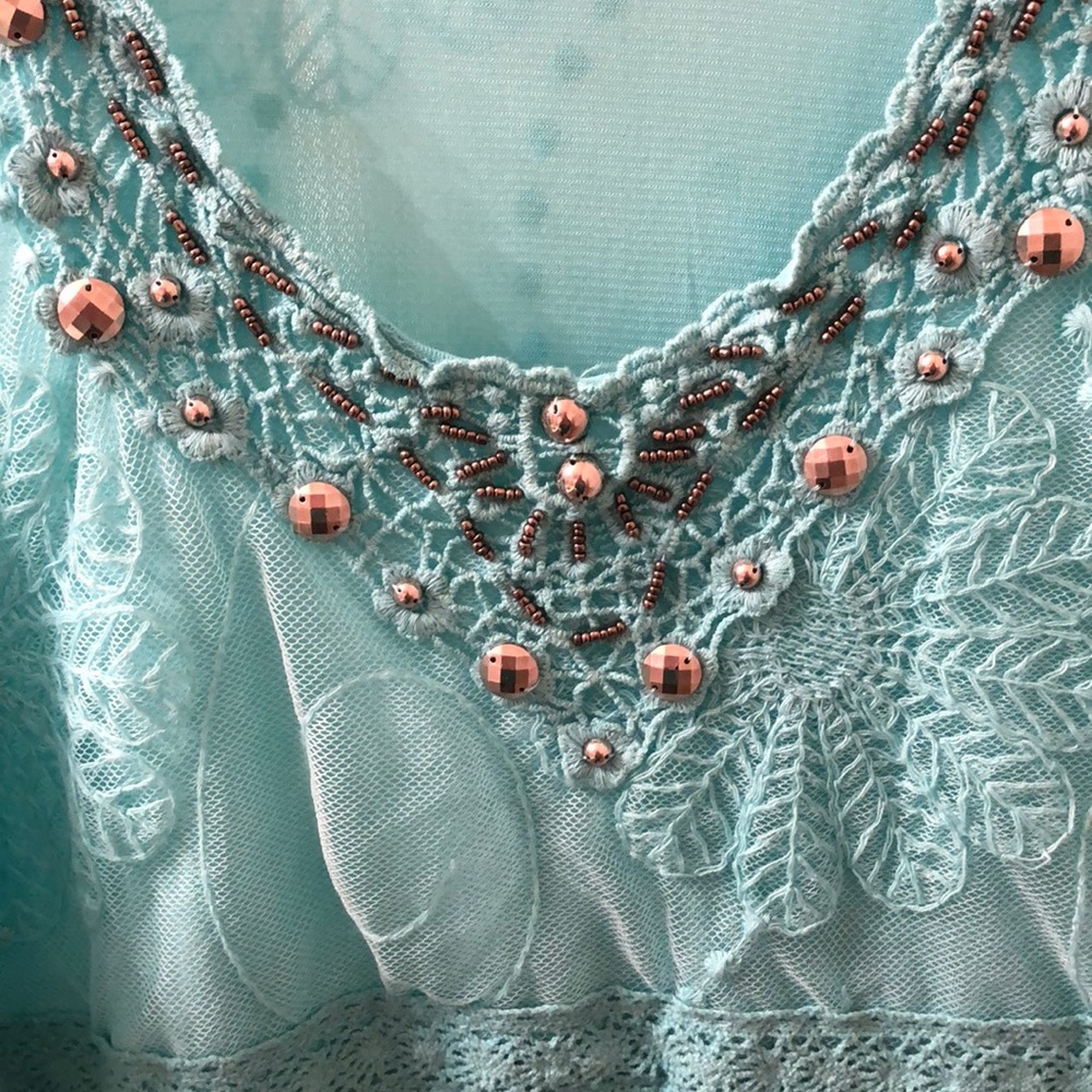 Turquoise Dress - Picture 2 of 4